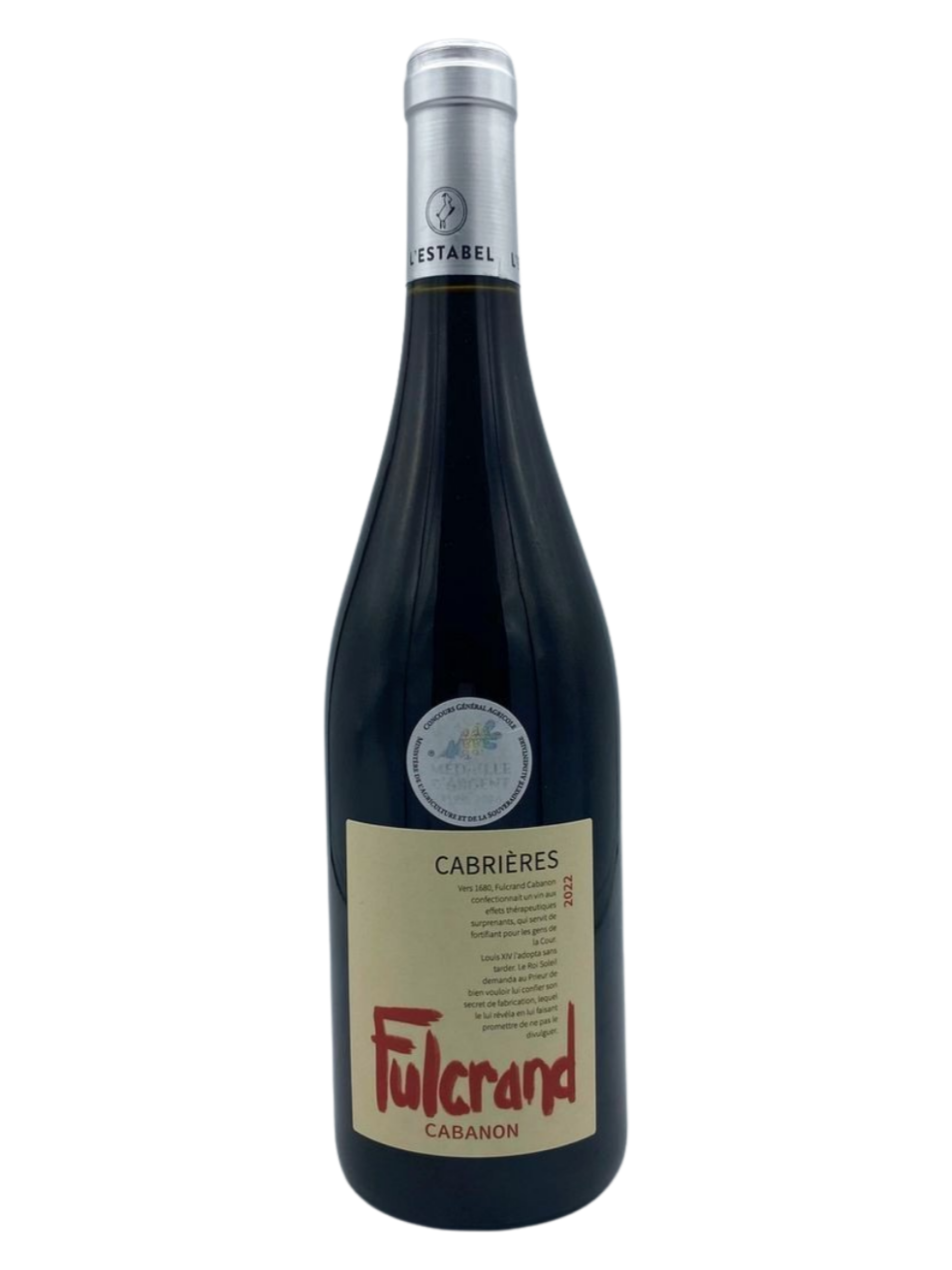 CABRIERES FULCRAND CABANON ROUGE 2022 – DOMAINE L’ESTABEL