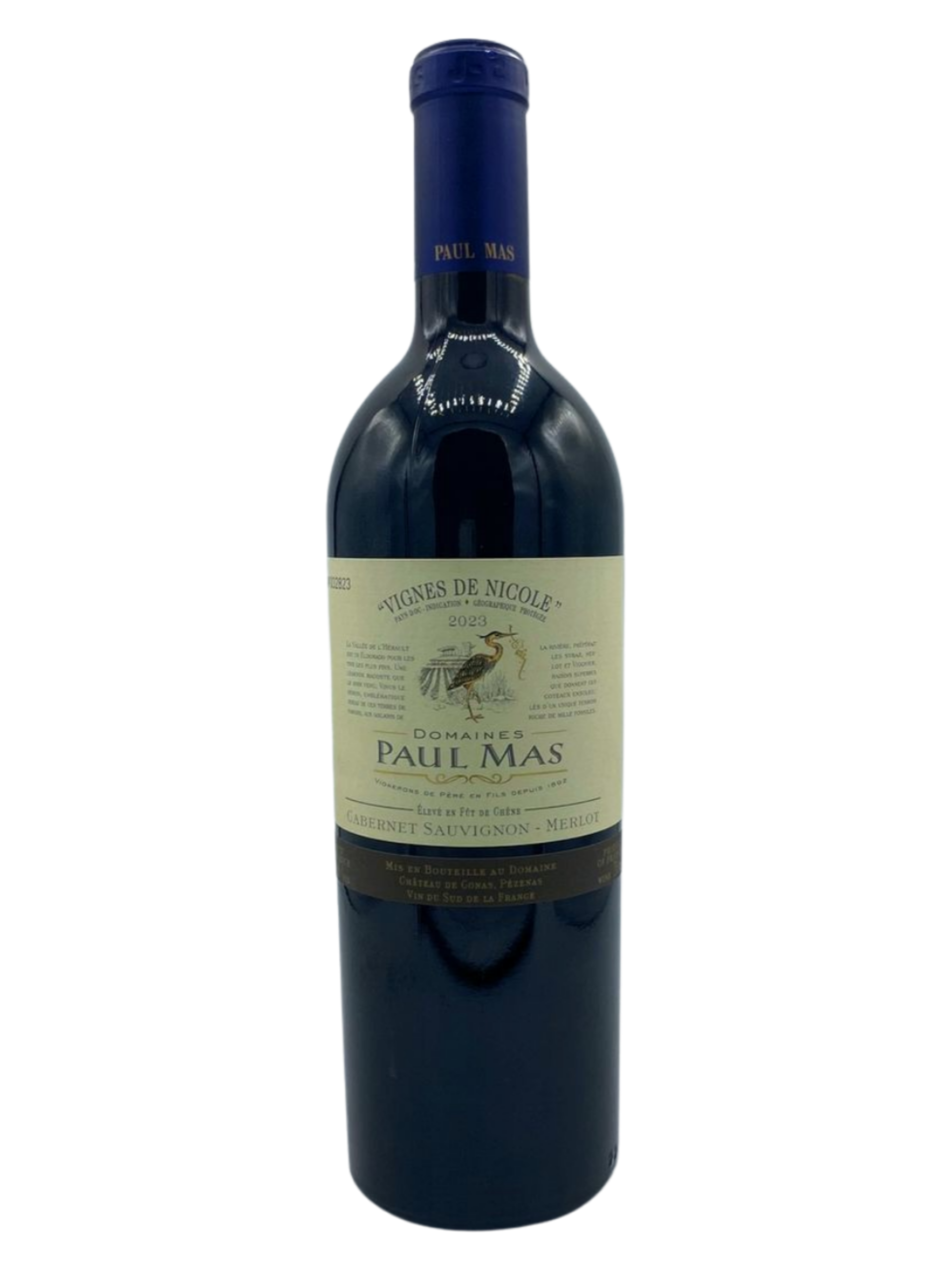VIGNES DE NICOLE CABERNET-SAUVIGNON MERLOT ROUGE 2023 – DOMAINE PAUL MAS