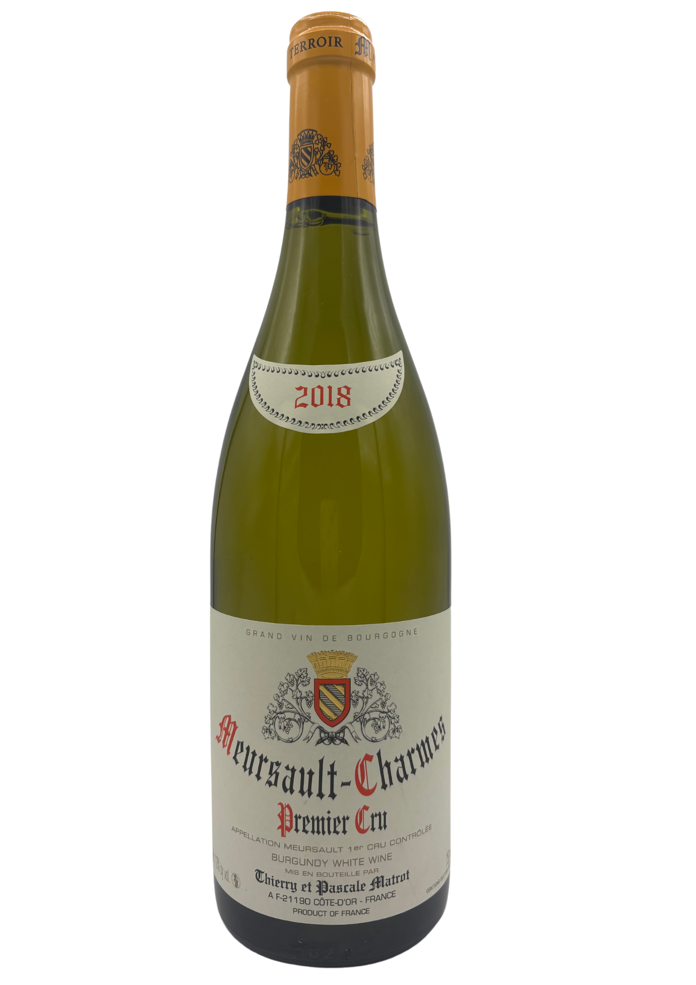 Meursault Charmes premier cru Matrot 2018