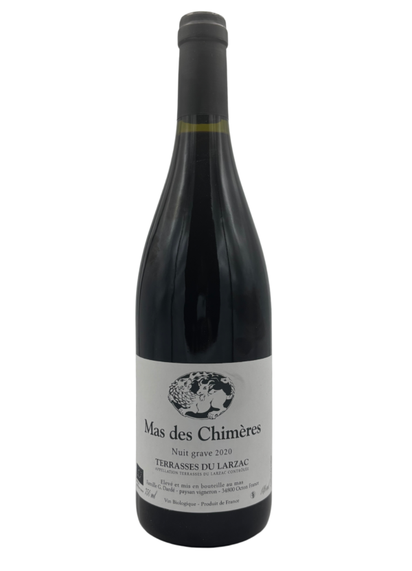 Terrasses du Larzac Mas des chimères rouge 2020 nuit grave
