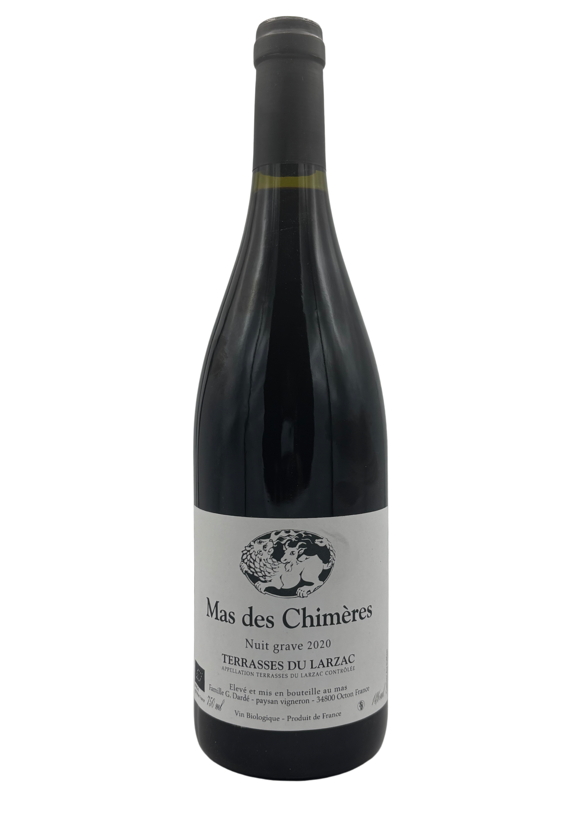 Terrasses du Larzac Mas des chimères rouge 2020 nuit grave