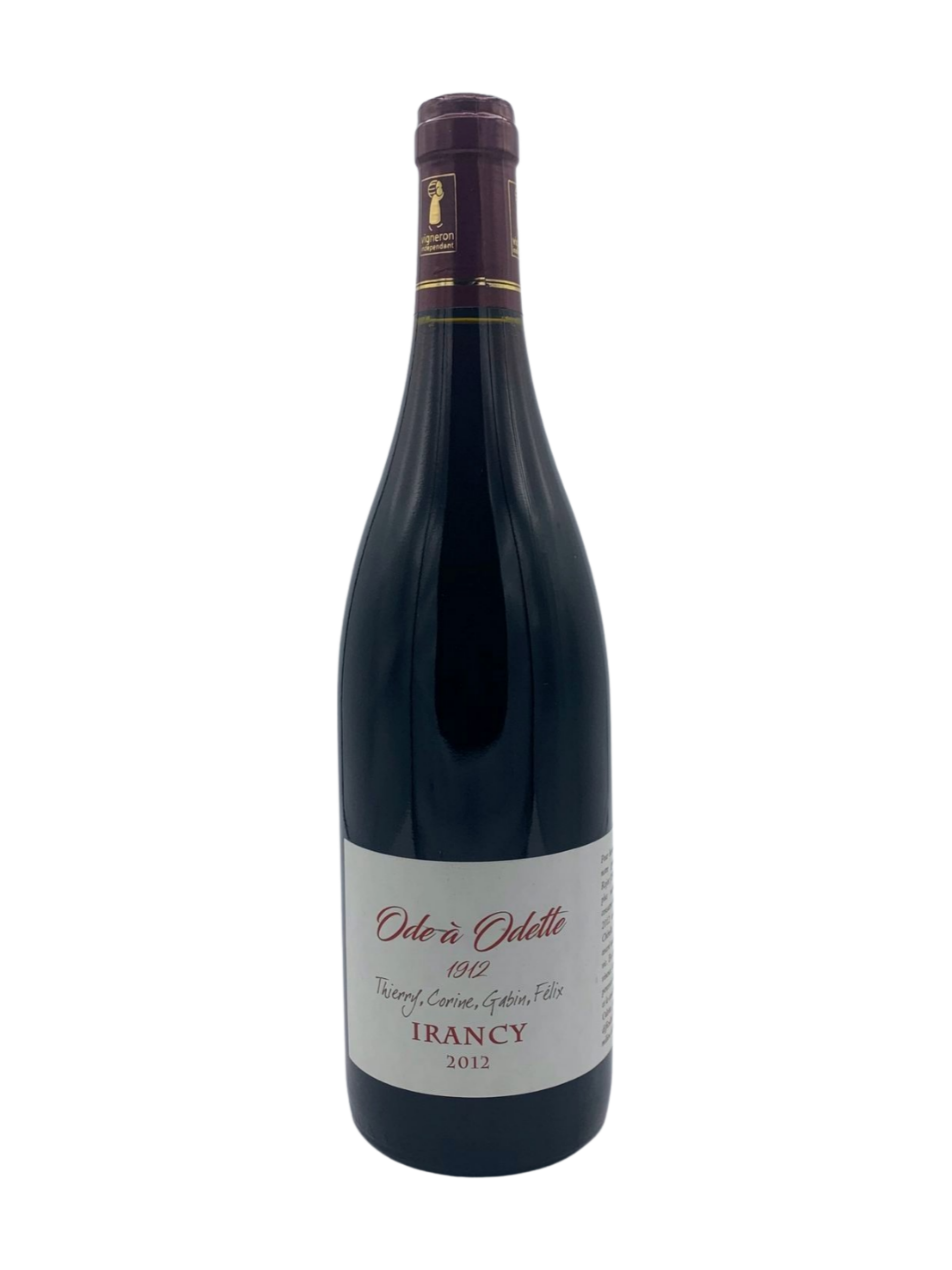 Irancy Ode a Odette richoux 2012