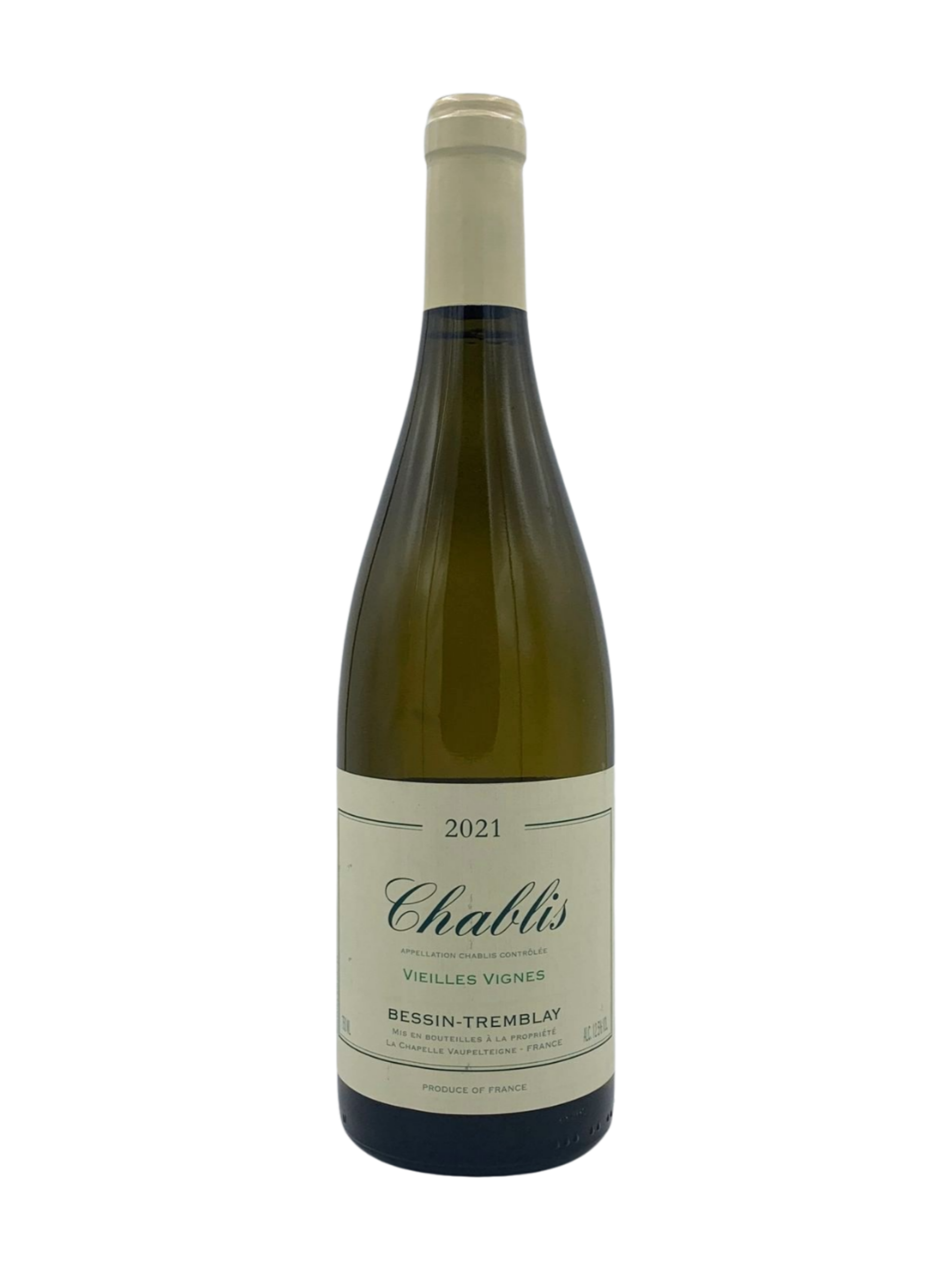 Chablis Vieilles vignes 2021 Bessin Tremblay