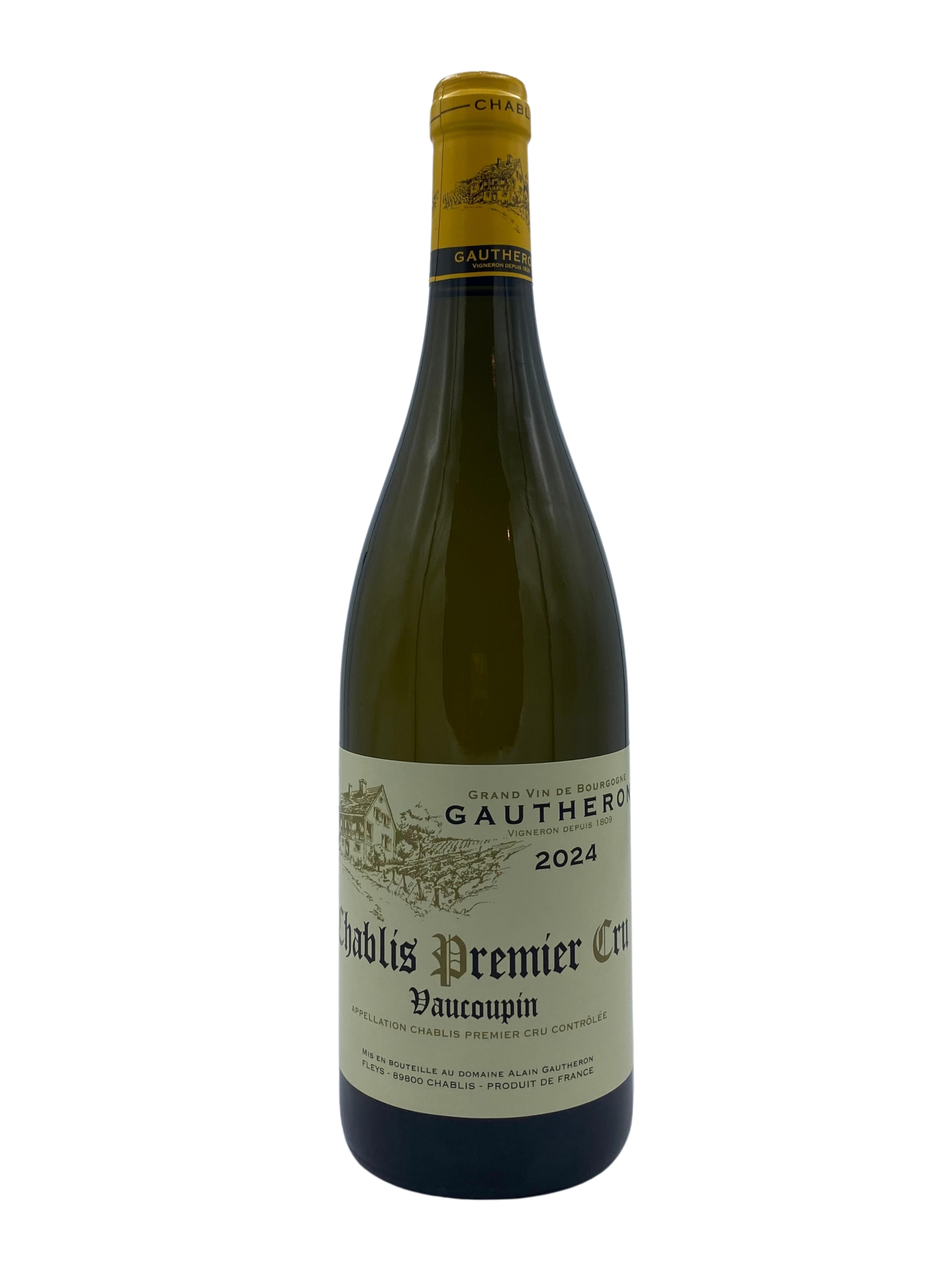 Chablis 1er cru Vaucoupin 2024 – Domaine Gautheron