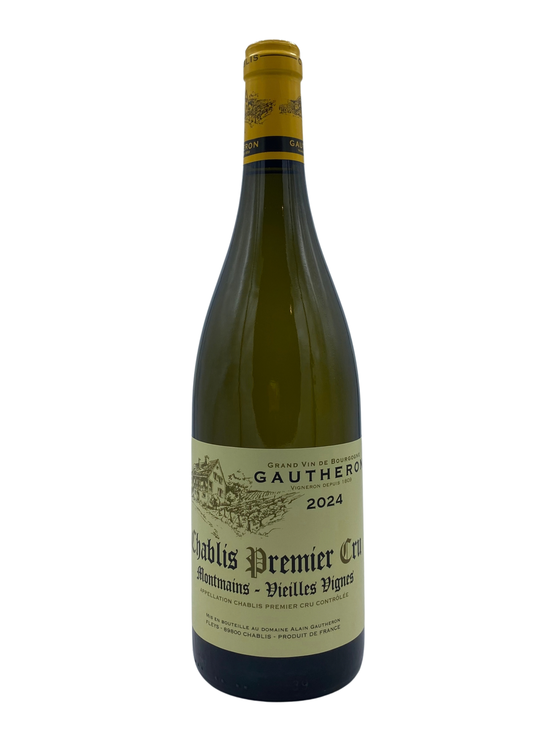 Chablis 1er cru Montmains Vieilles Vignes 2024 – Domaine Gautheron